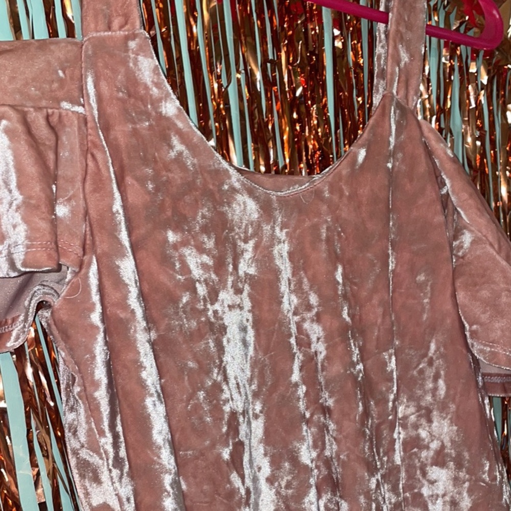Self-Esteem velvet shirt